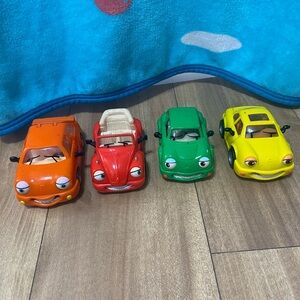 Colorful Toy Car Set chevron cars